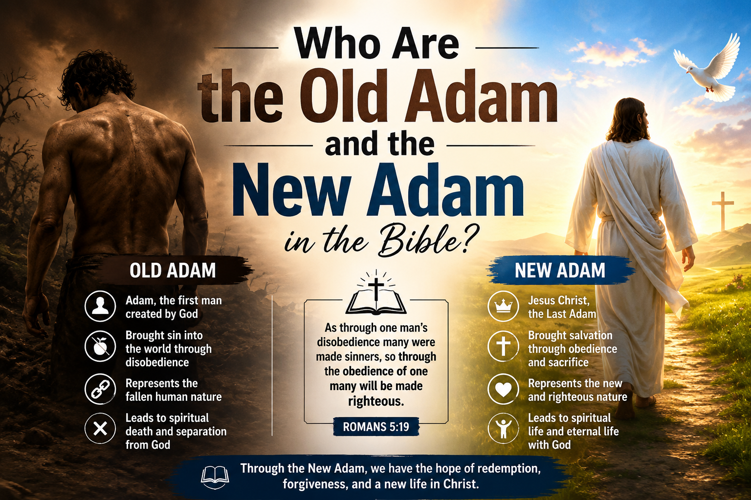Who Are the Old Adam and the New Adam in the Bible?