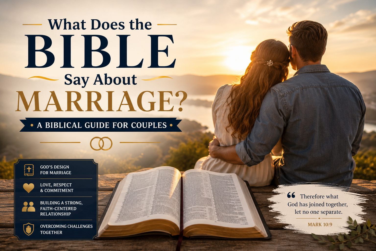 What Does the Bible Say About Marriage A Biblical Guide for Couples