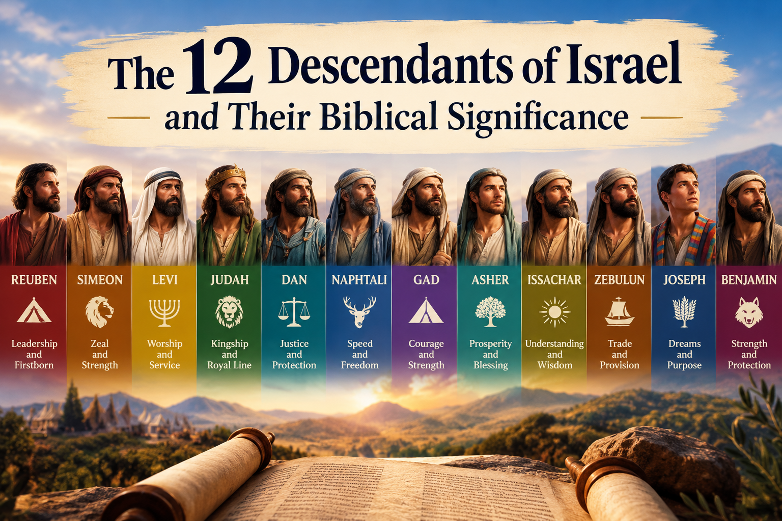 The 12 Descendants of Israel and Their Biblical Significance